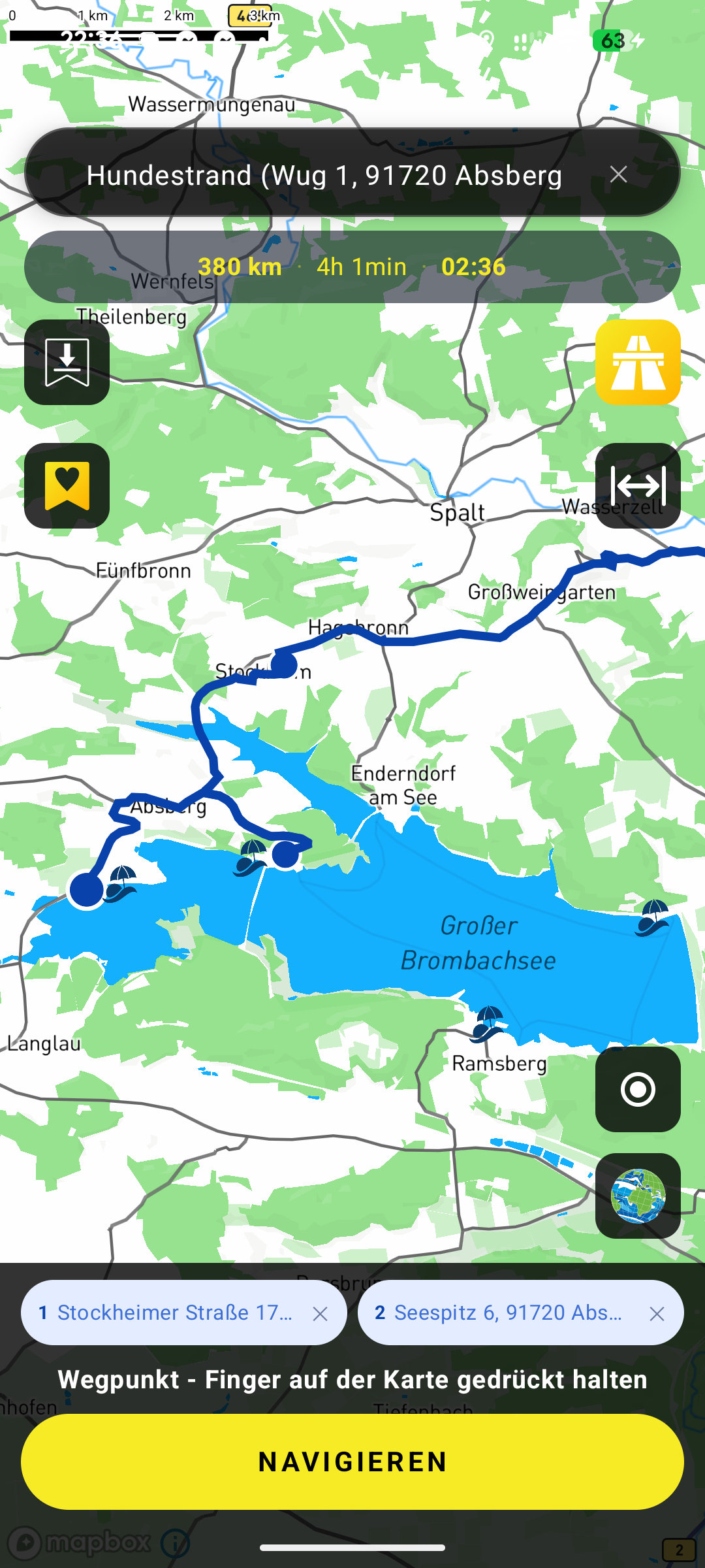 HUD.ME App Screen